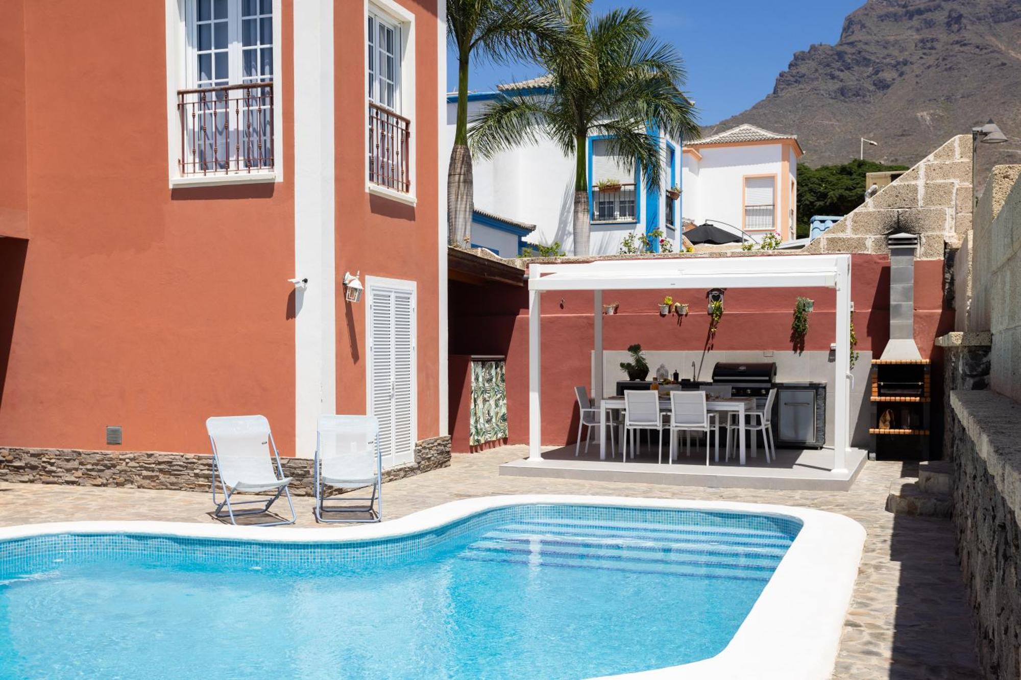 Villa Chloe Costa Adeje Tenerifesummervillas Giant Private Pool 11 Meters Long Esterno foto
