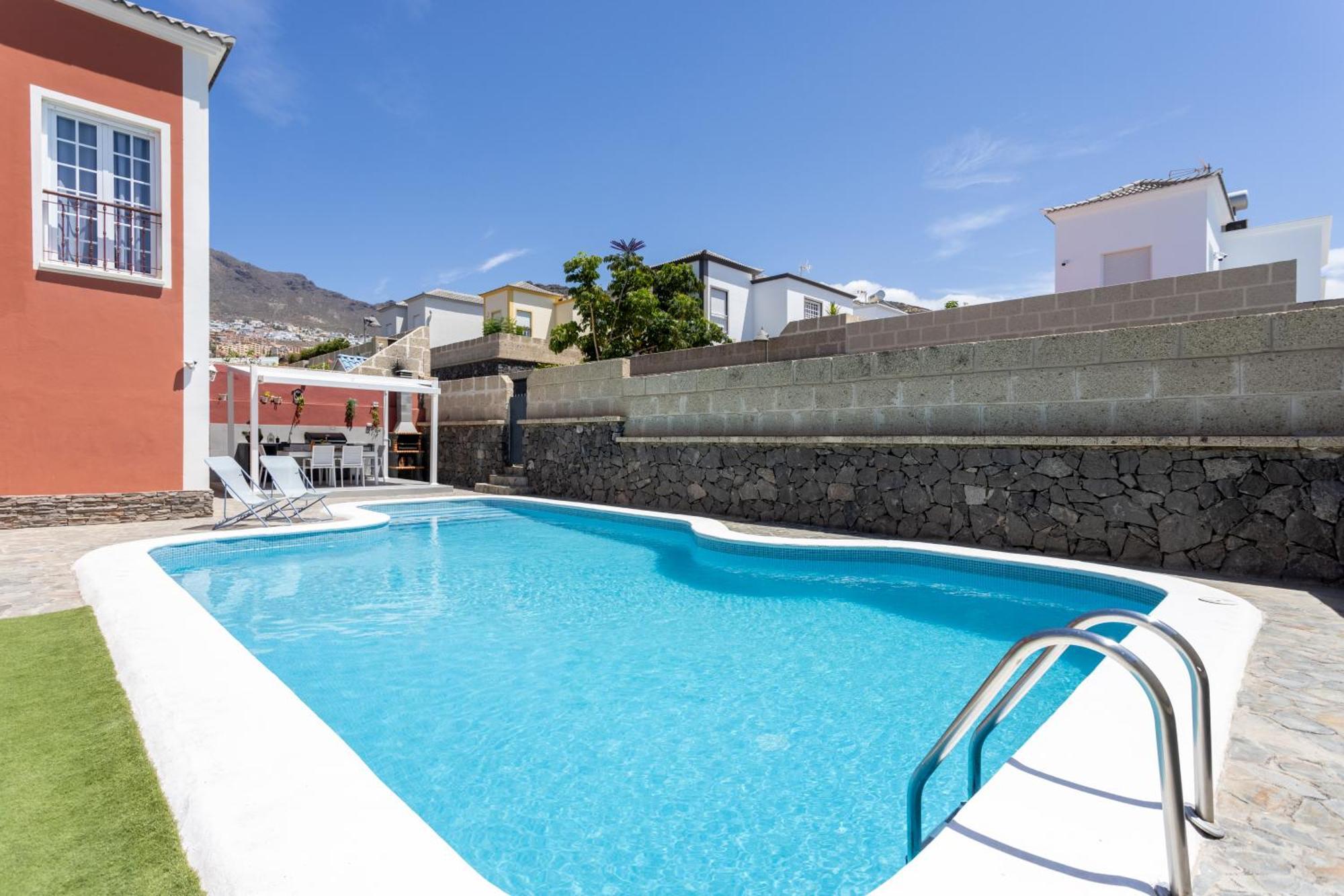 Villa Chloe Costa Adeje Tenerifesummervillas Giant Private Pool 11 Meters Long Esterno foto
